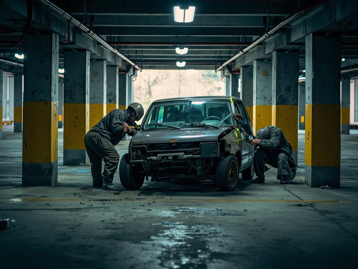 Enl&egrave;vement &eacute;pave sous-sol / parking &middot; image &agrave; la une