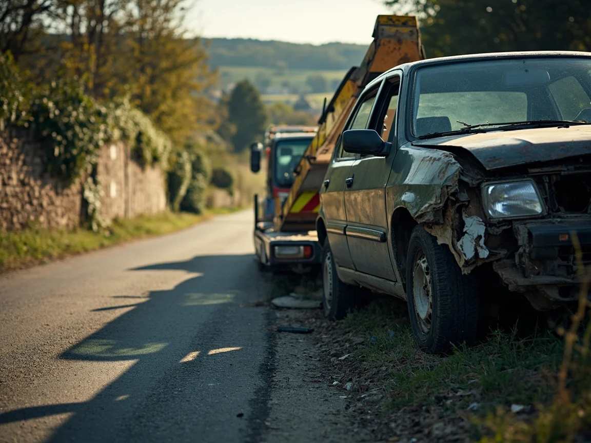 Epave voiture &middot; image &agrave; la une