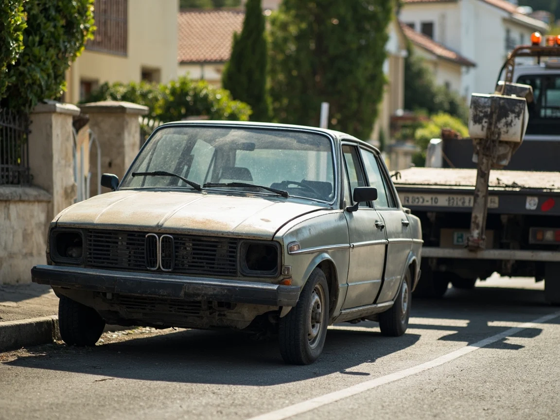 Epave voiture &middot; image &agrave; la une