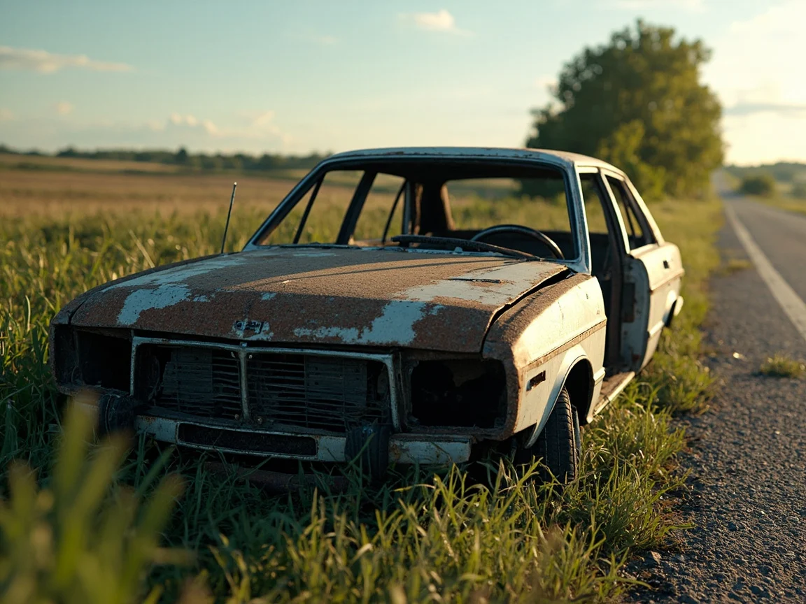 Epave voiture &middot; image &agrave; la une