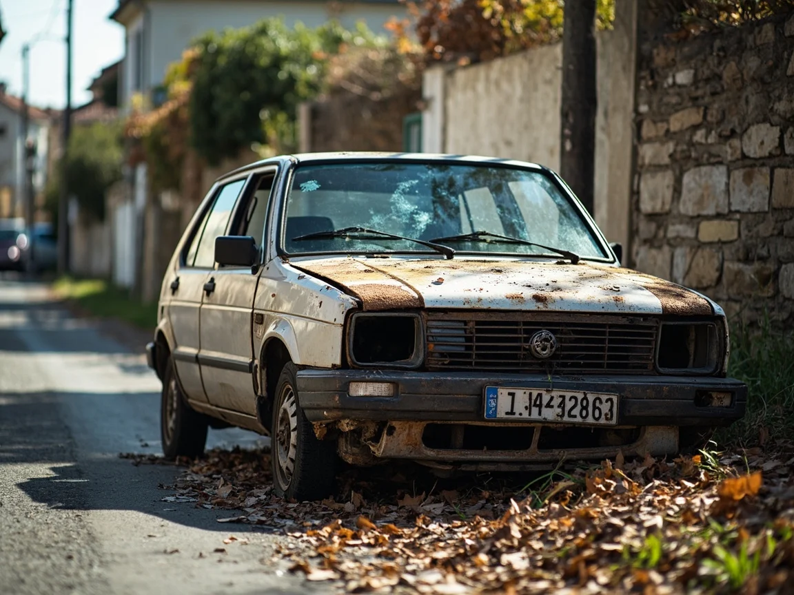 Epave voiture &middot; image &agrave; la une