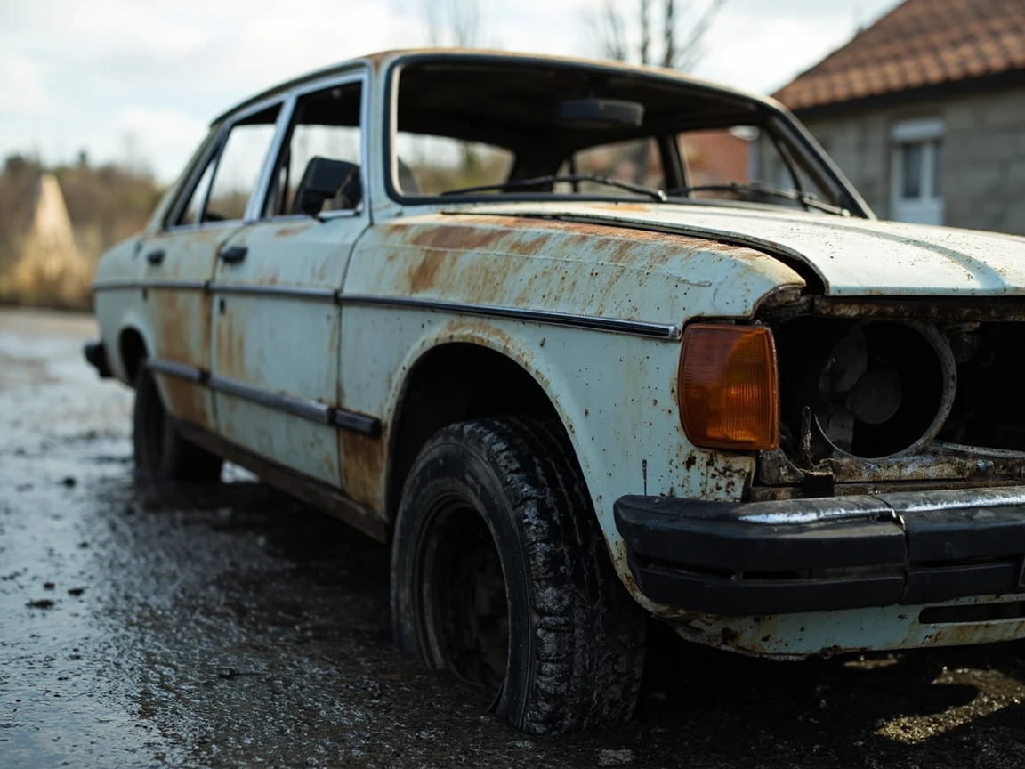 Epave voiture &middot; image &agrave; la une