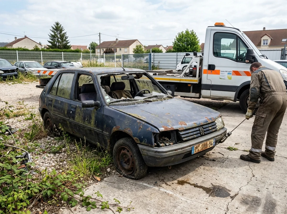 Epave voiture &middot; image &agrave; la une