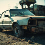 , , , ,  - Destruction voiture - Levallois-Perret - 92 - Hauts-de-Seine