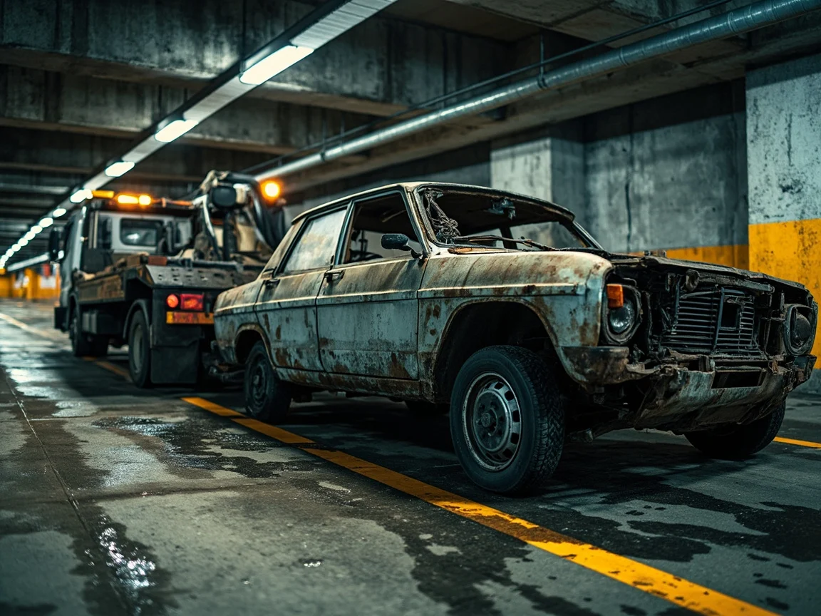 Enl&egrave;vement &eacute;pave sous-sol / parking &middot; image &agrave; la une