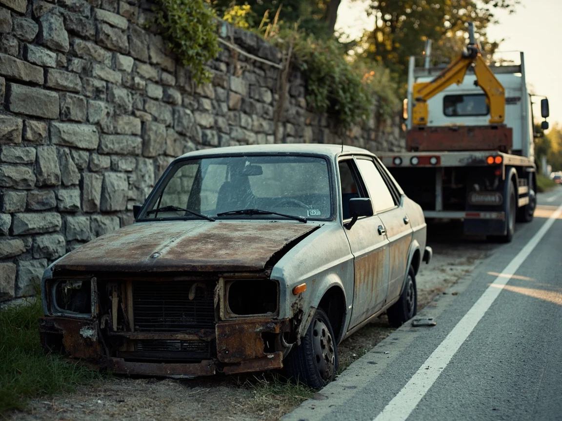 Epave voiture &middot; image &agrave; la une