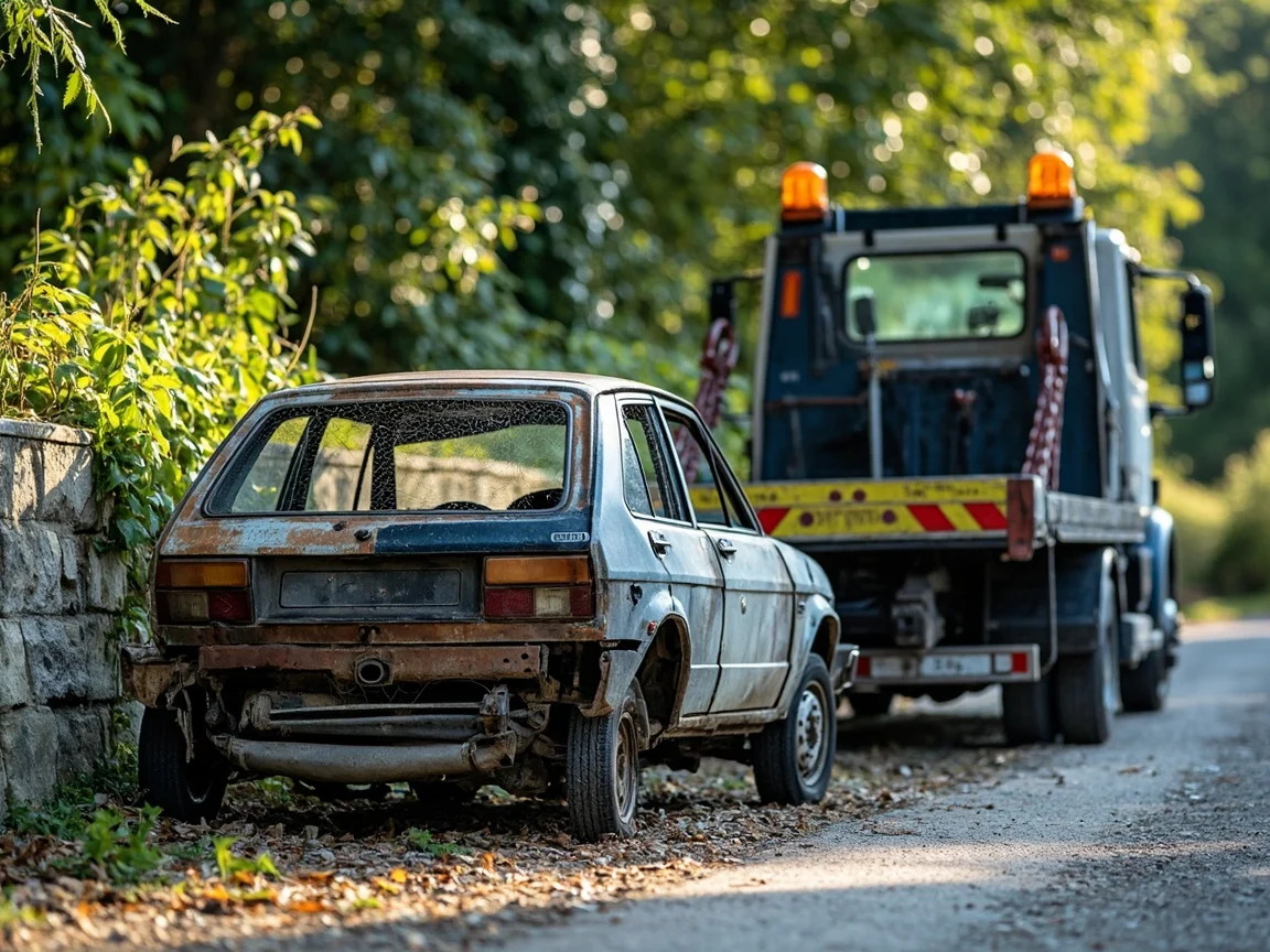 Epave voiture &middot; image &agrave; la une