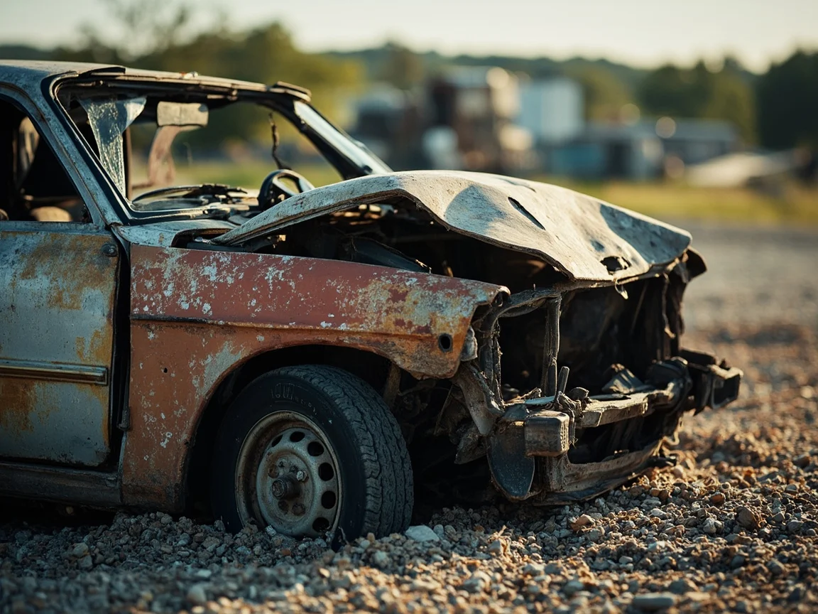 Epave voiture &middot; image &agrave; la une