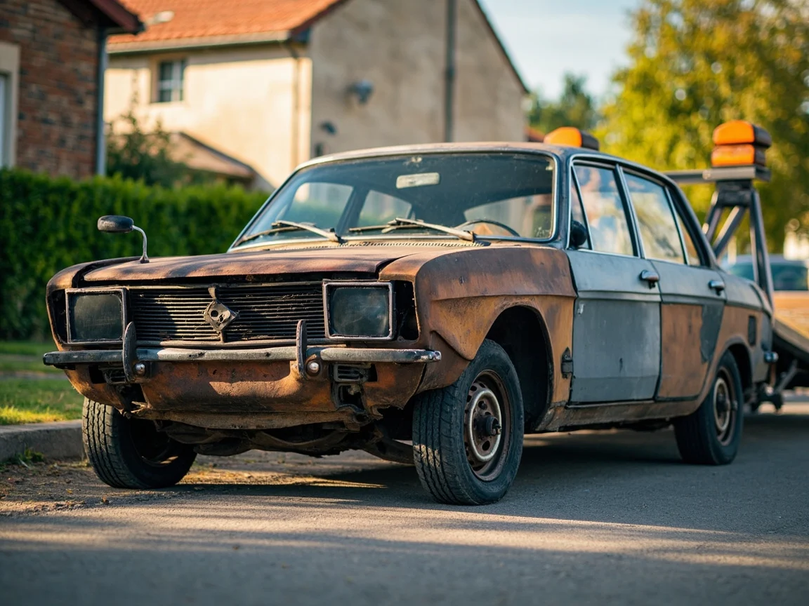 Epave voiture &middot; image &agrave; la une