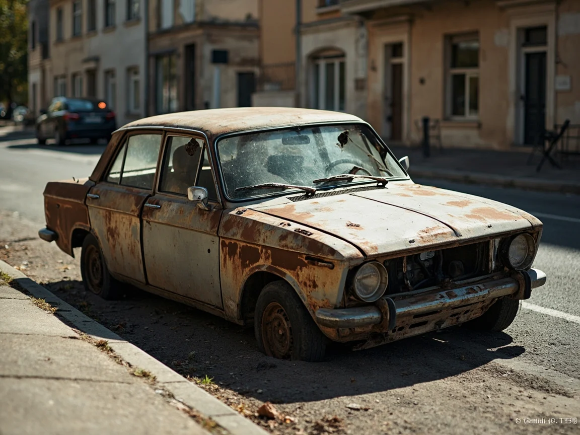 Epave voiture &middot; image &agrave; la une
