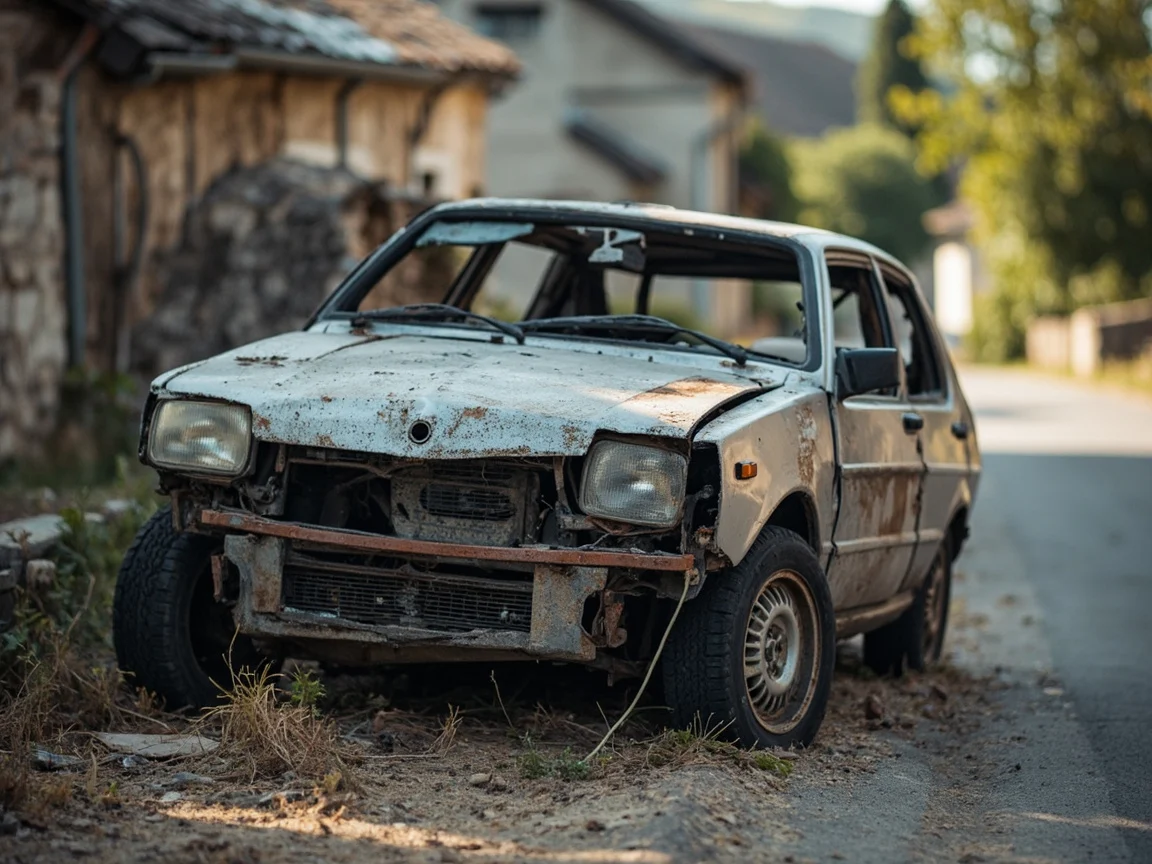Epave voiture &middot; image &agrave; la une