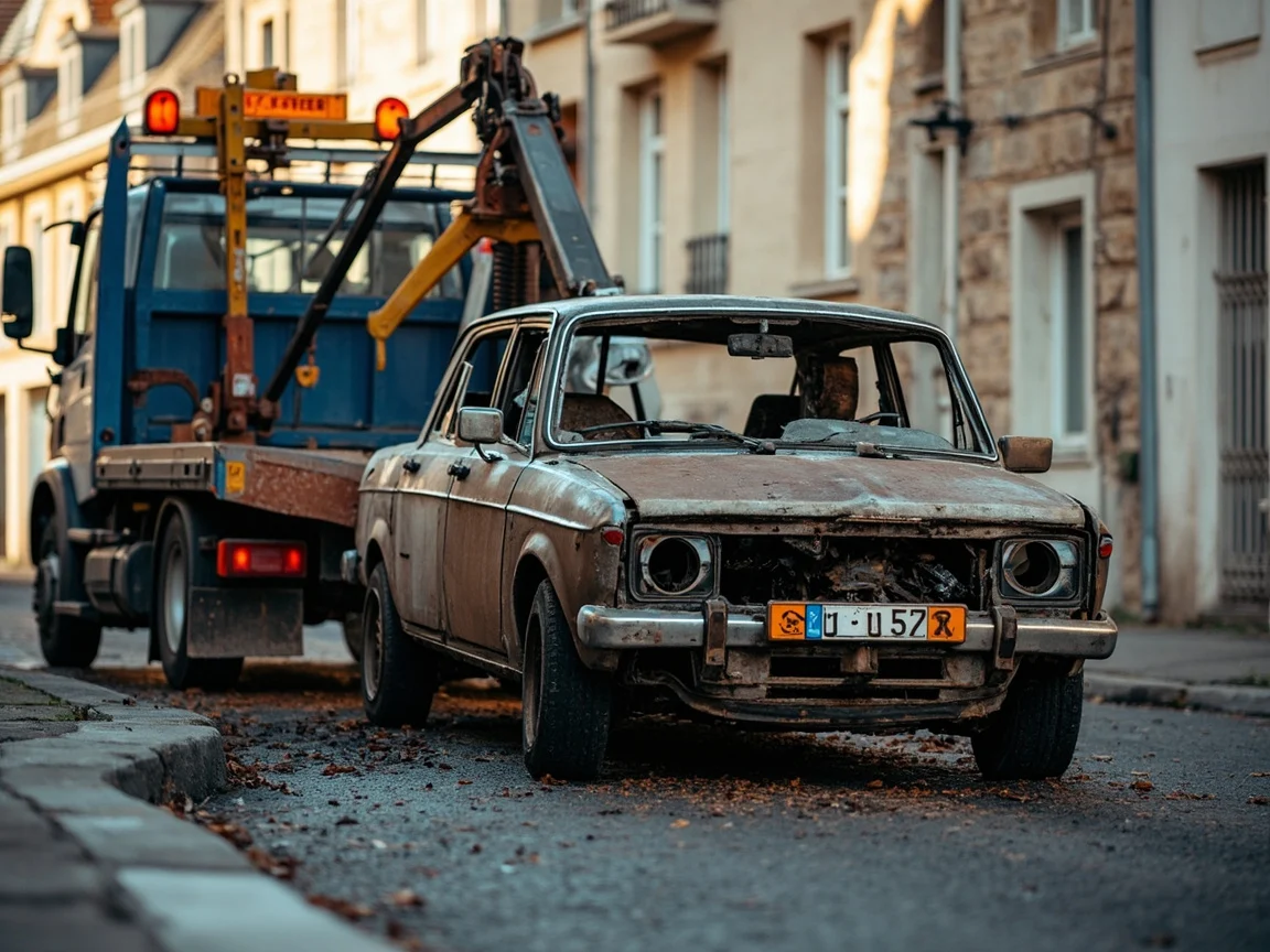 Epave voiture &middot; image &agrave; la une