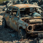 , , , ,  - Destruction voiture : Baulne (91590), Essonne