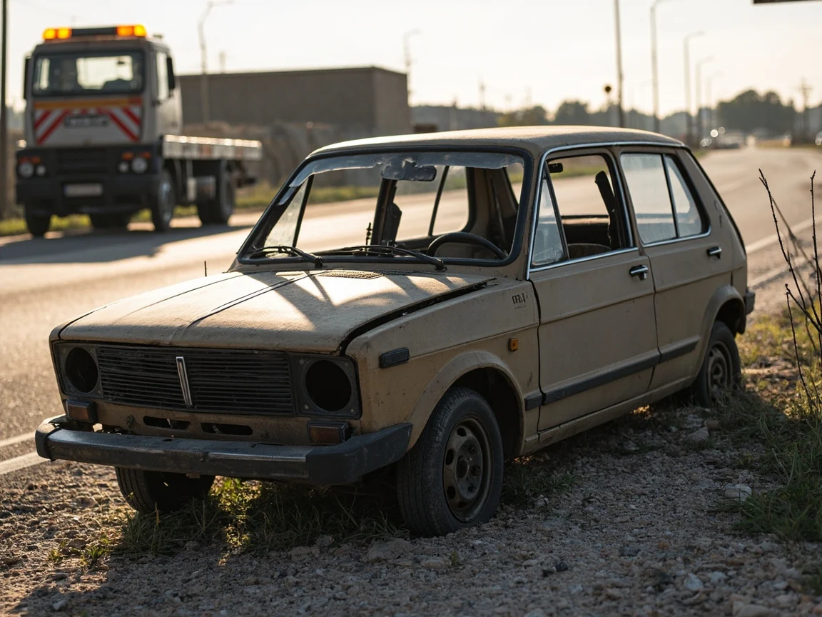 Epave voiture &middot; image &agrave; la une