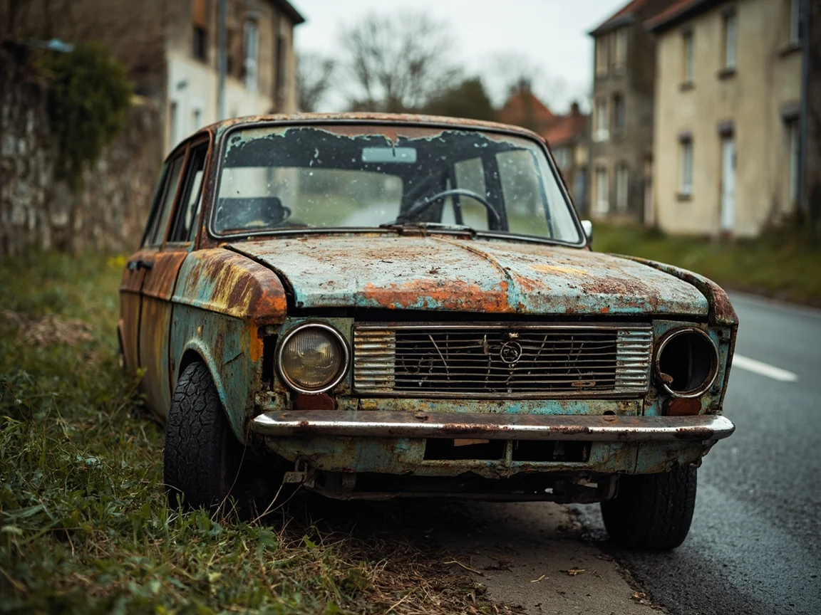 Epave voiture &middot; image &agrave; la une