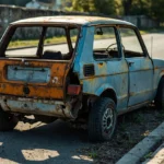 Epave voiture &mdash; Epave voiture : Houdan (78550) &middot; image &agrave; la une