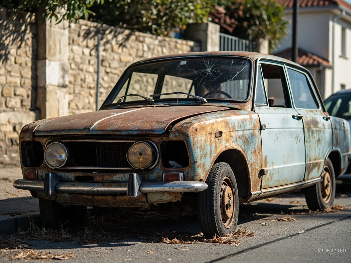 Epave voiture &middot; image &agrave; la une