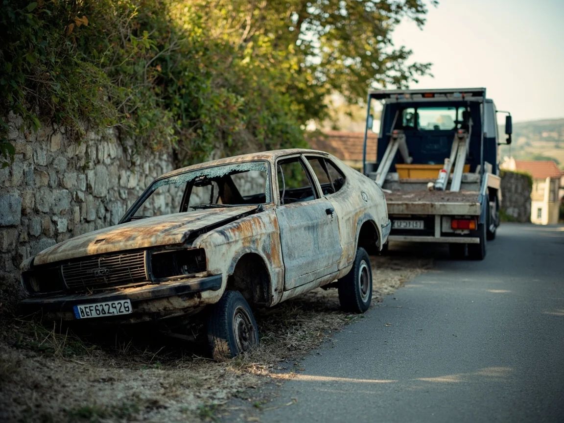 Epave voiture &middot; image &agrave; la une