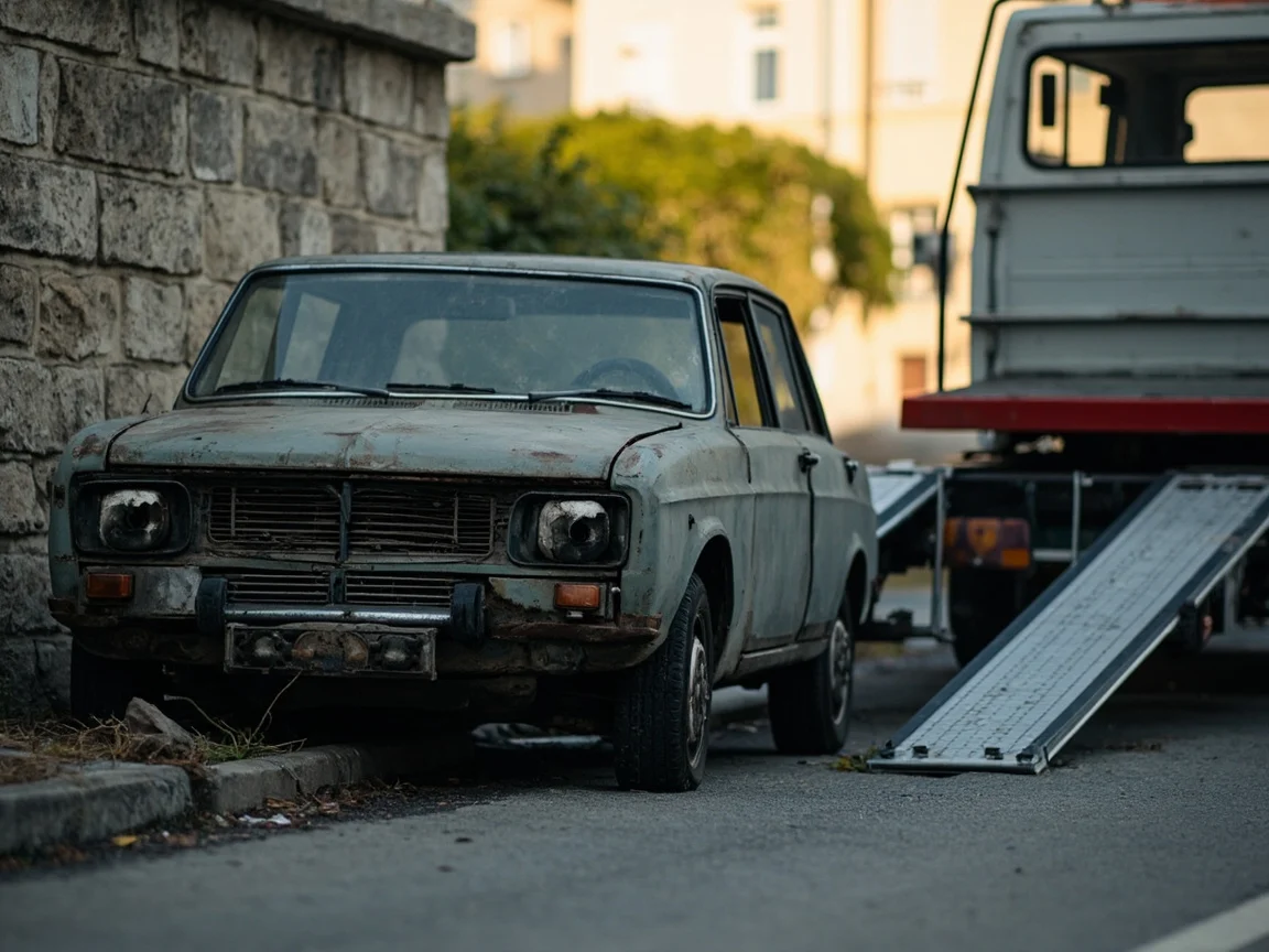 Epave voiture &middot; image &agrave; la une