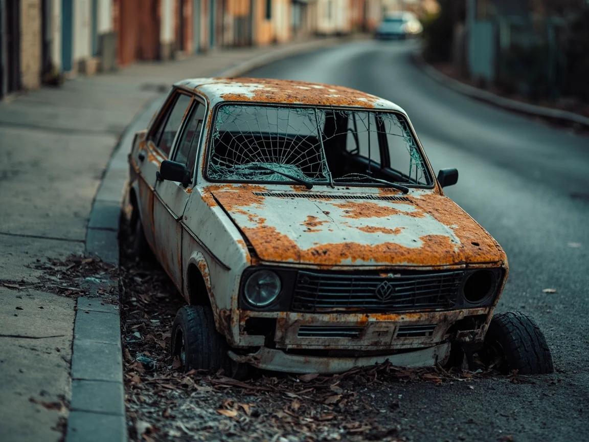 Epave voiture &middot; image &agrave; la une