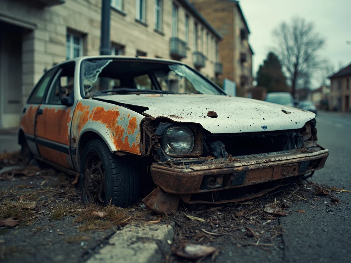 Epave voiture &middot; image &agrave; la une
