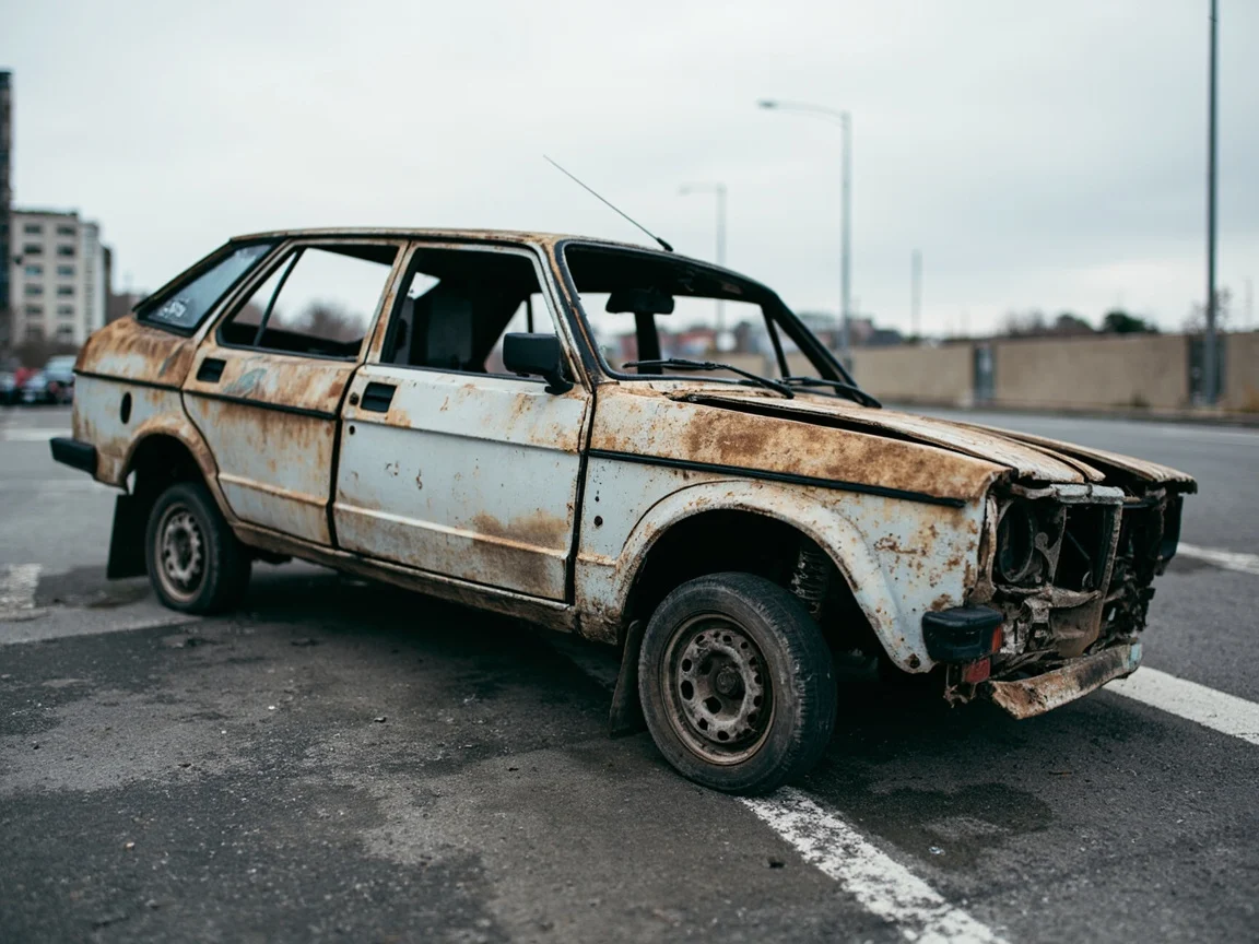 Epave voiture &middot; image &agrave; la une