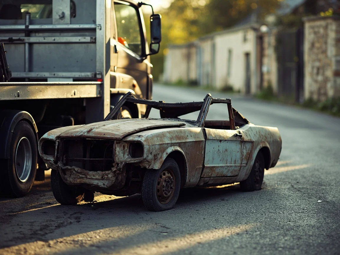 Epave voiture &middot; image &agrave; la une