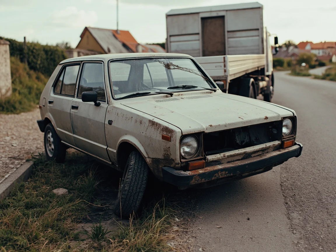 Epave voiture &middot; image &agrave; la une