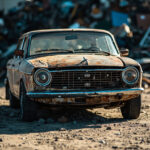 , , , ,  - Destruction voiture - Juvisy-Sur-Orge / 91
