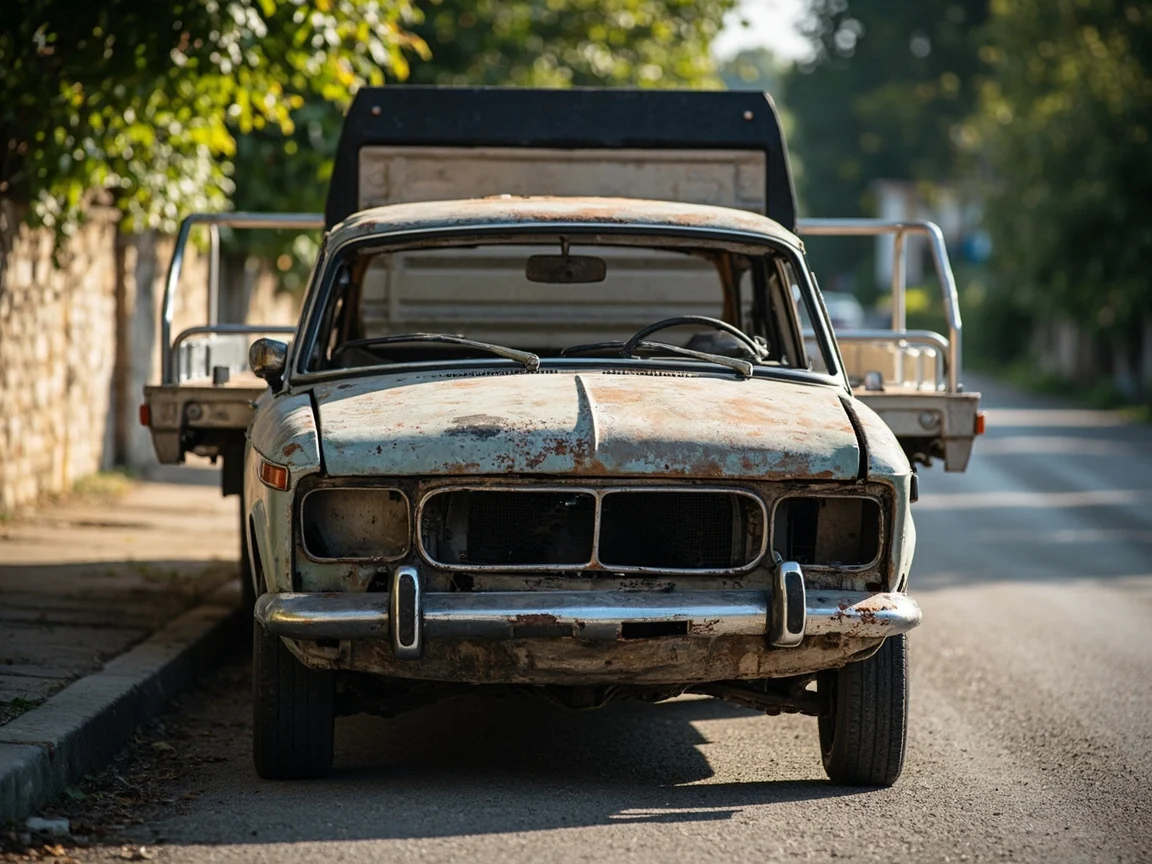 Epave voiture &middot; image &agrave; la une