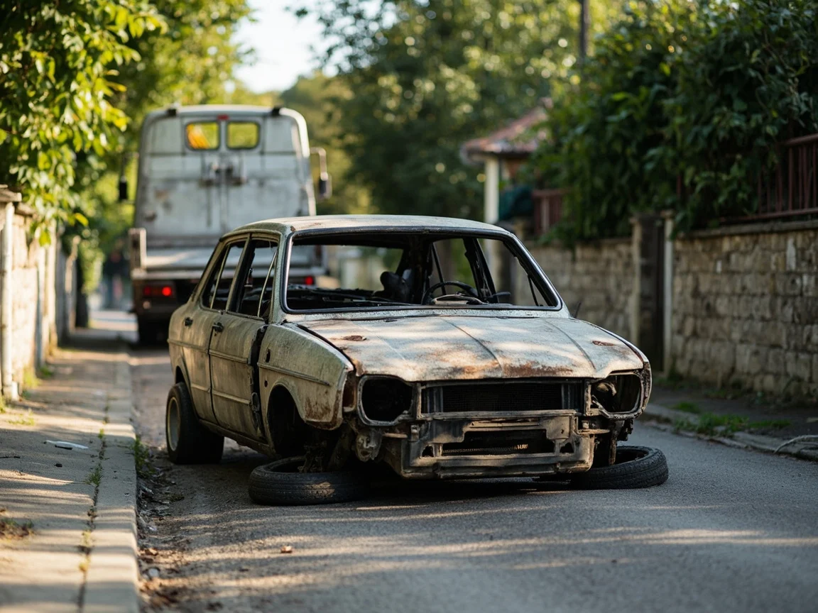 Epave voiture &middot; image &agrave; la une