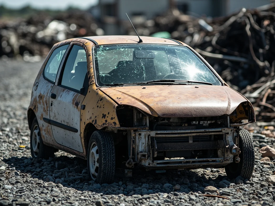 Epave voiture &middot; image &agrave; la une
