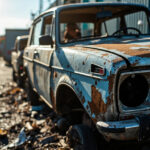 , , , ,  - Destruction voiture - 91750 - Chevannes