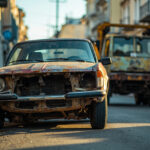 , , , ,  - Destruction voiture - Pierrefitte-Sur-Seine / Seine-Saint-Denis