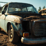 , , , ,  - Destruction voiture - 77/77470 - Fublaines