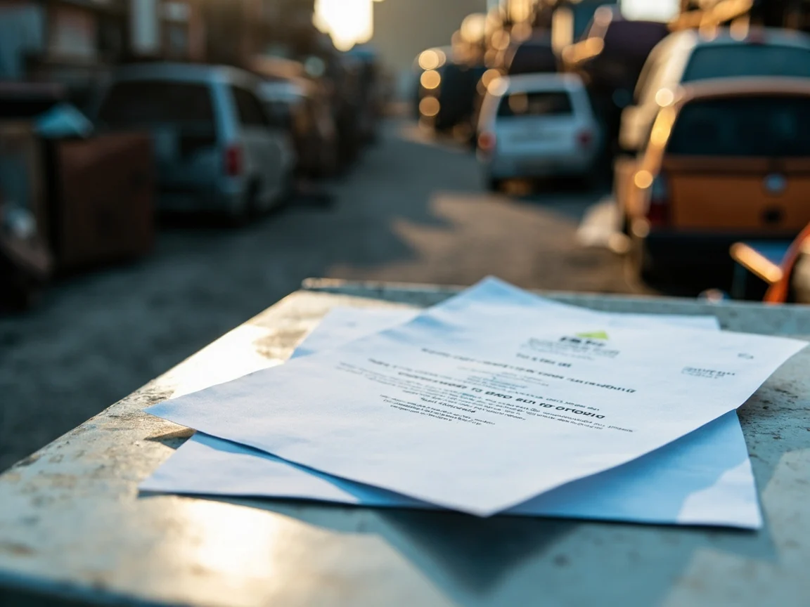 Certificat de destruction v&eacute;hicule &middot; image &agrave; la une