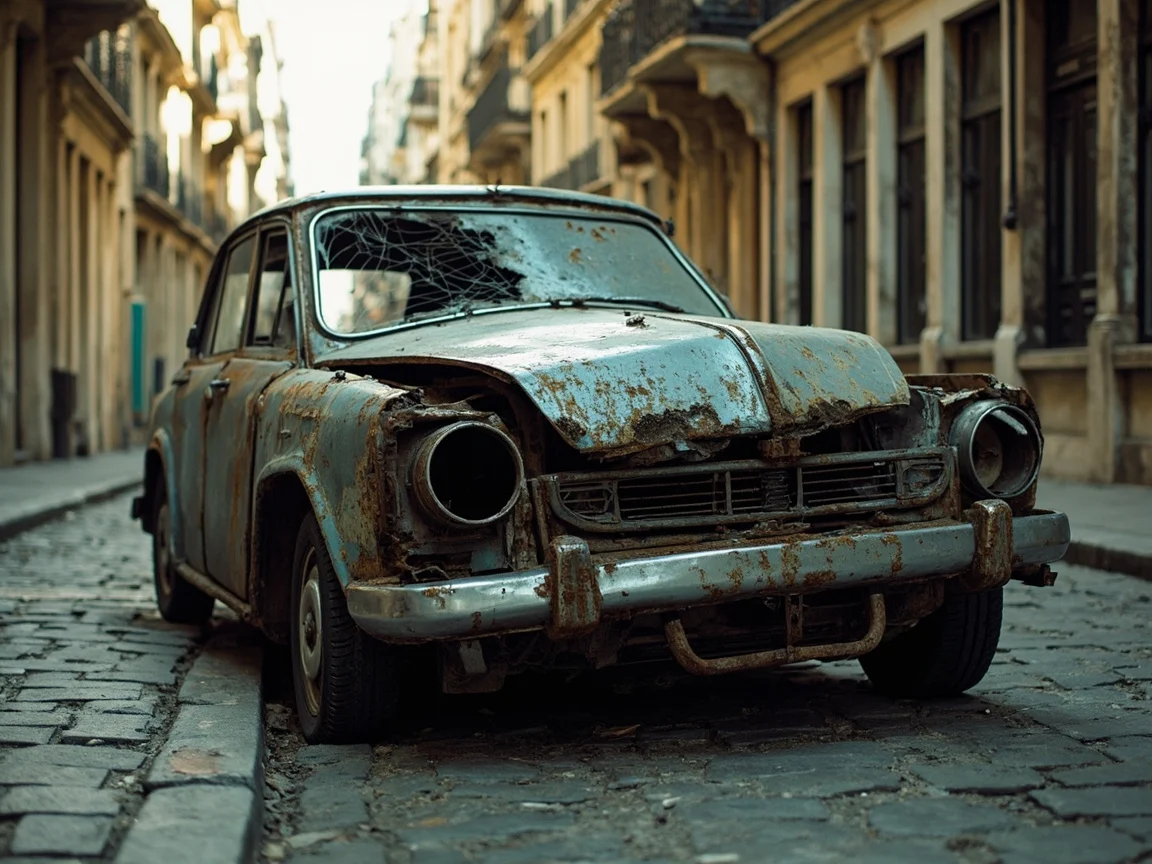 Epave voiture &middot; image &agrave; la une