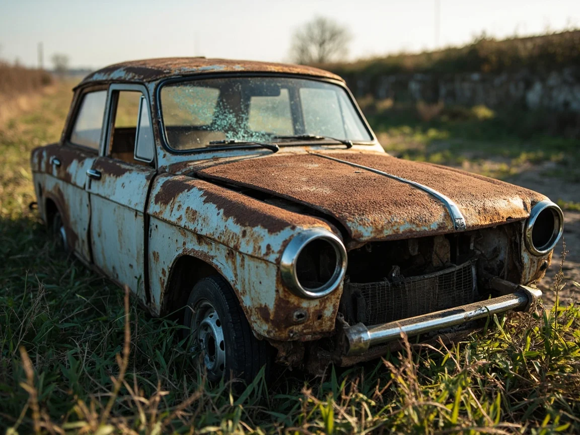 Epave voiture &middot; image &agrave; la une