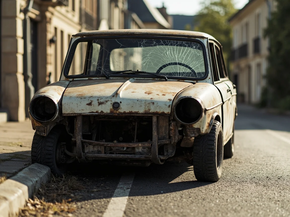 Epave voiture &middot; image &agrave; la une