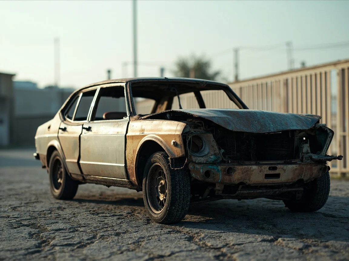 Epave voiture &middot; image &agrave; la une