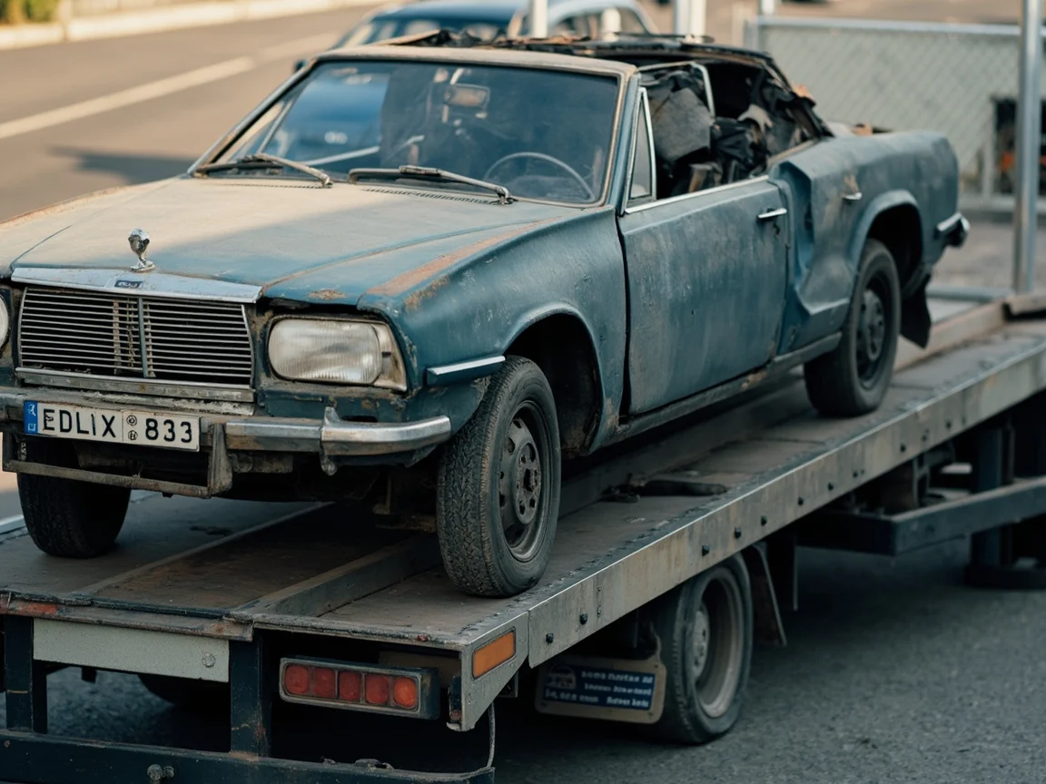 Epave voiture &middot; image &agrave; la une
