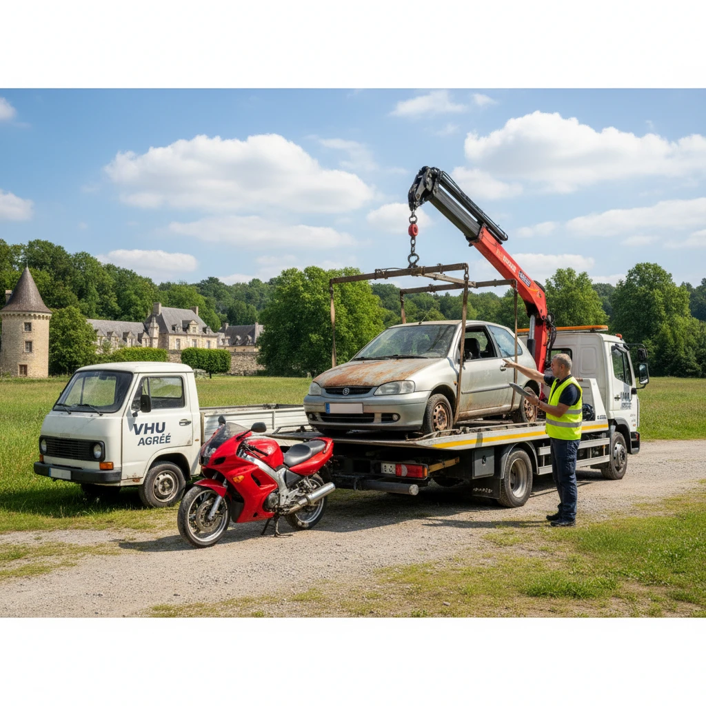 Epaviste gratuit, Enl&egrave;vement v&eacute;hicule hors d'usage, Epaviste Thoiry 78770, Destruction voiture gratuite Yvelines, Centre VHU agr&eacute;&eacute;