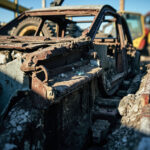 , , , ,  - Destruction voiture Celle-Saint-Cloud (78170) - Yvelines (78)