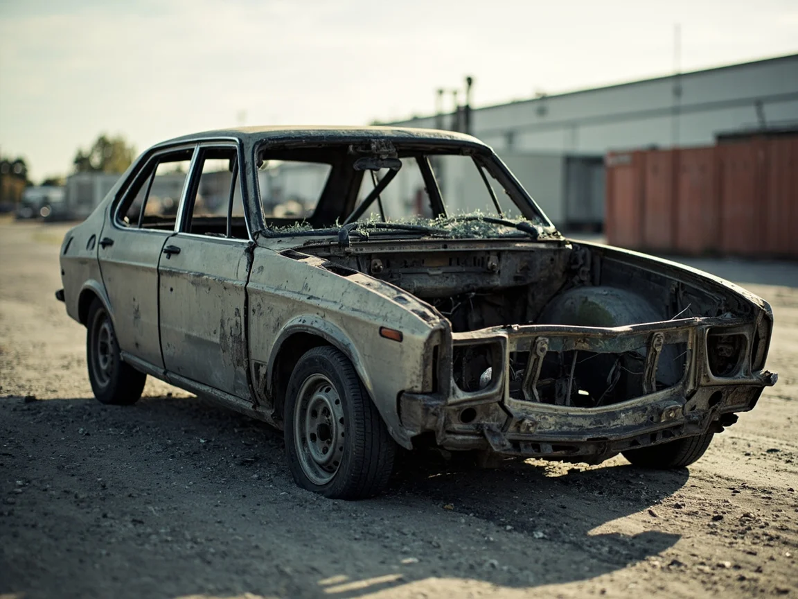 Epave voiture &middot; image &agrave; la une