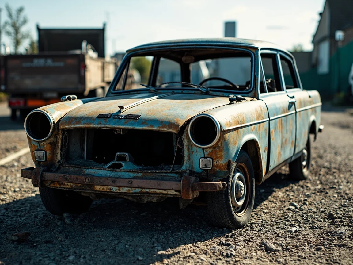 Epave voiture &middot; image &agrave; la une