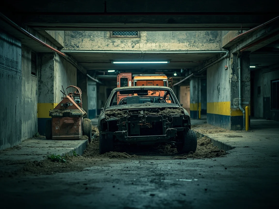 Enl&egrave;vement &eacute;pave sous-sol / parking &middot; image &agrave; la une