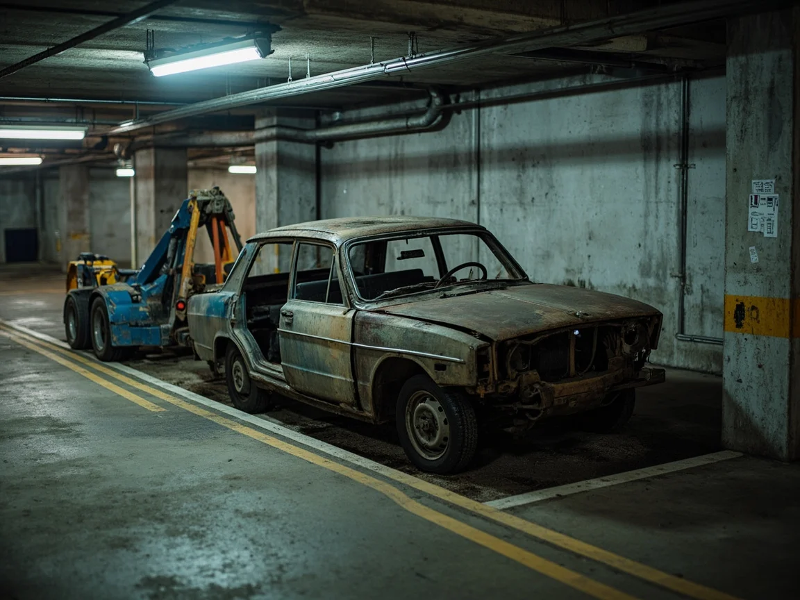 Enl&egrave;vement &eacute;pave sous-sol / parking &middot; image &agrave; la une