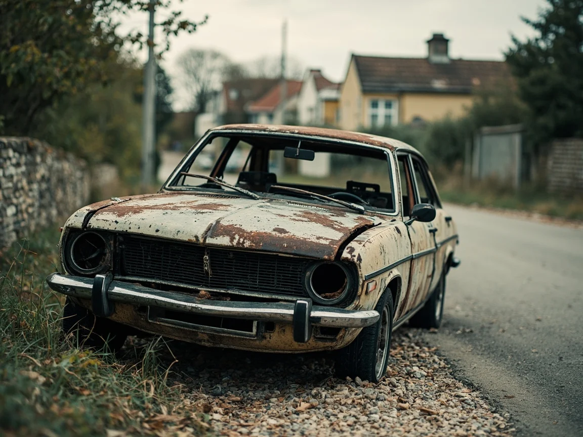 Epave voiture &middot; image &agrave; la une