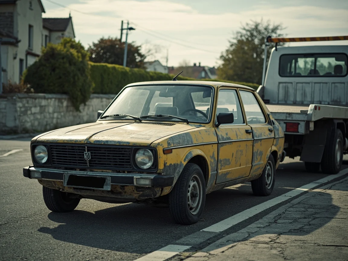 Epave voiture &middot; image &agrave; la une