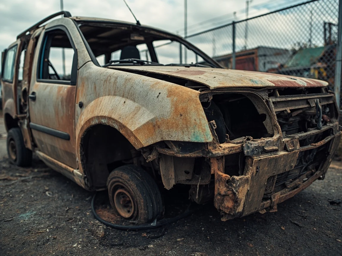 Epave voiture &middot; image &agrave; la une